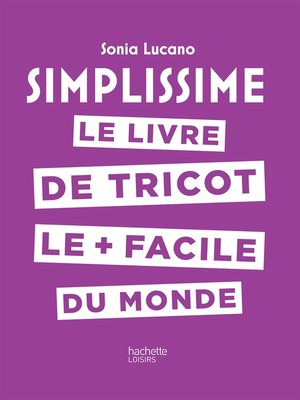 cover image of Simplissime--Tricot